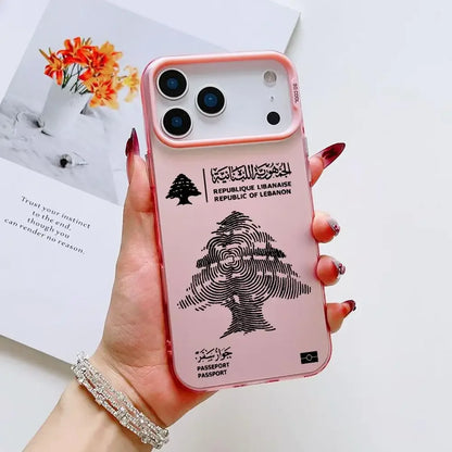 Lebanon Passport Shockproof Phone Case