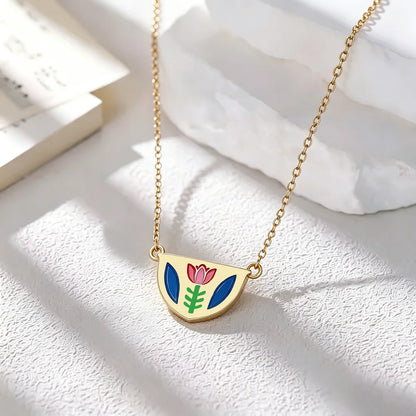 Coffee Cup Necklace Arabic Coffee Cup