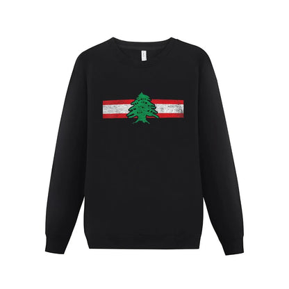 Hoodies Lebanon Flag Lebanese Country Map Hoodie Pullover Sweatshirts