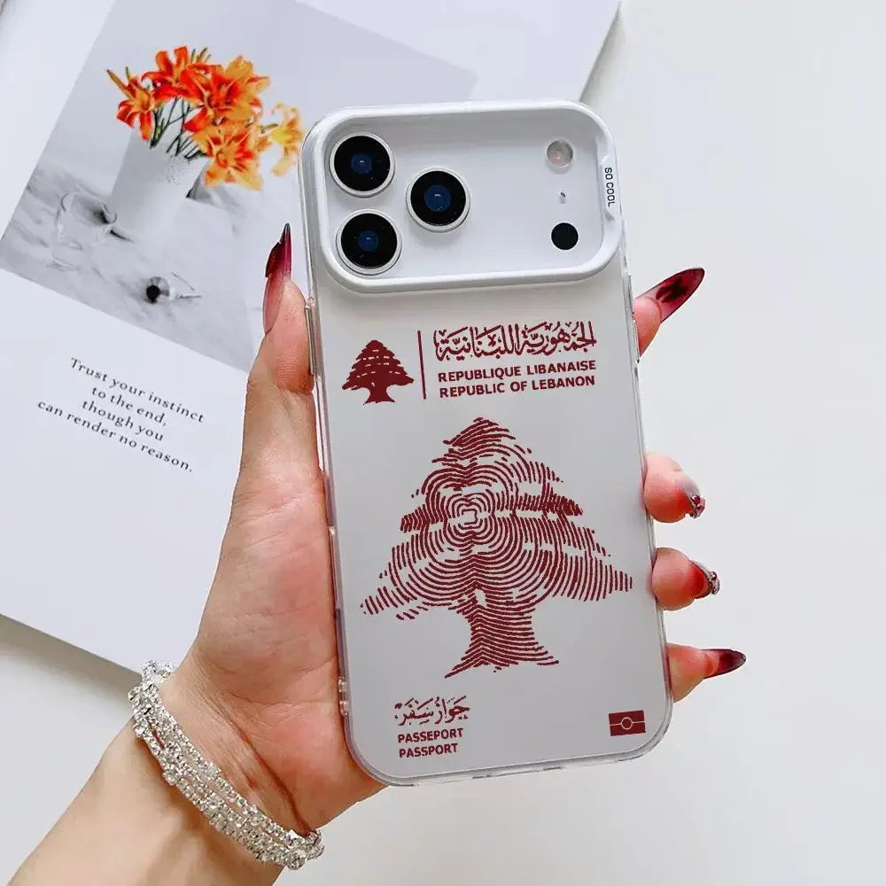 Lebanon Passport Shockproof Phone Case