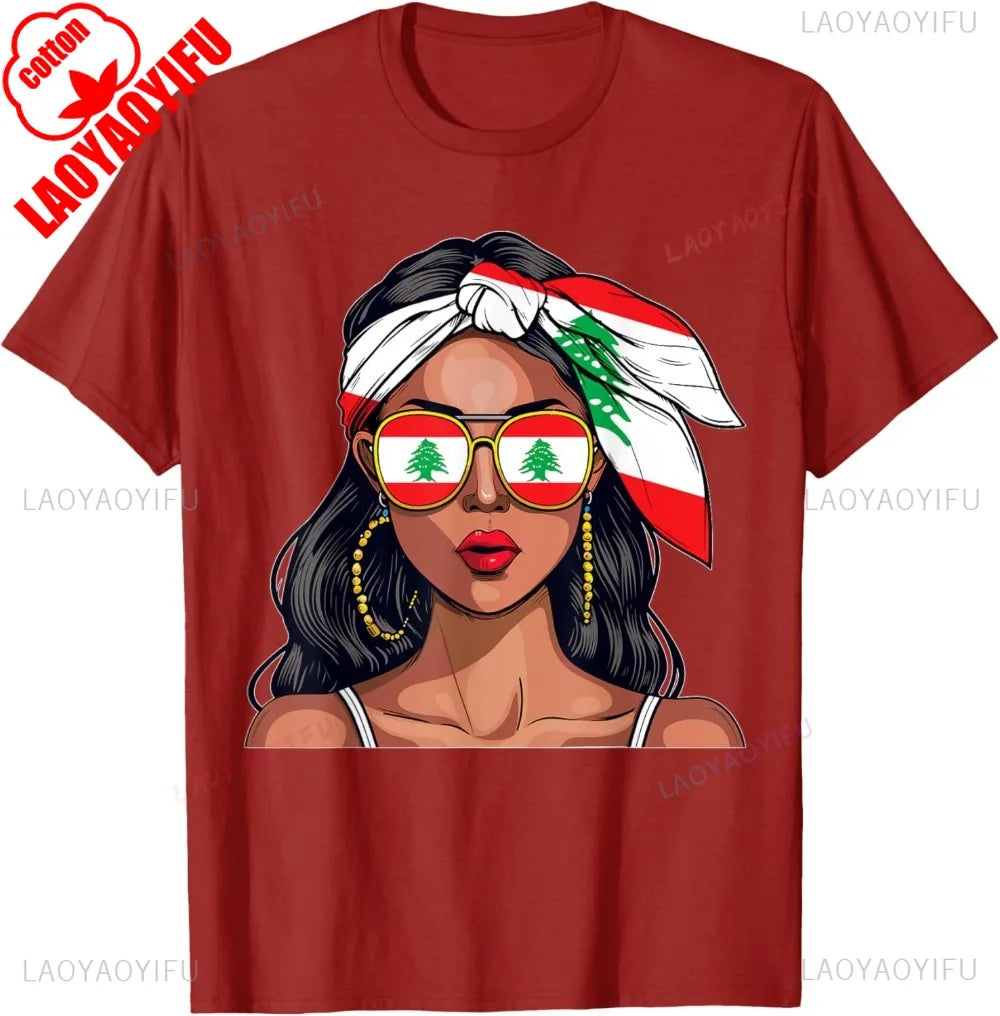 Lebanese Woman Flag Shirt