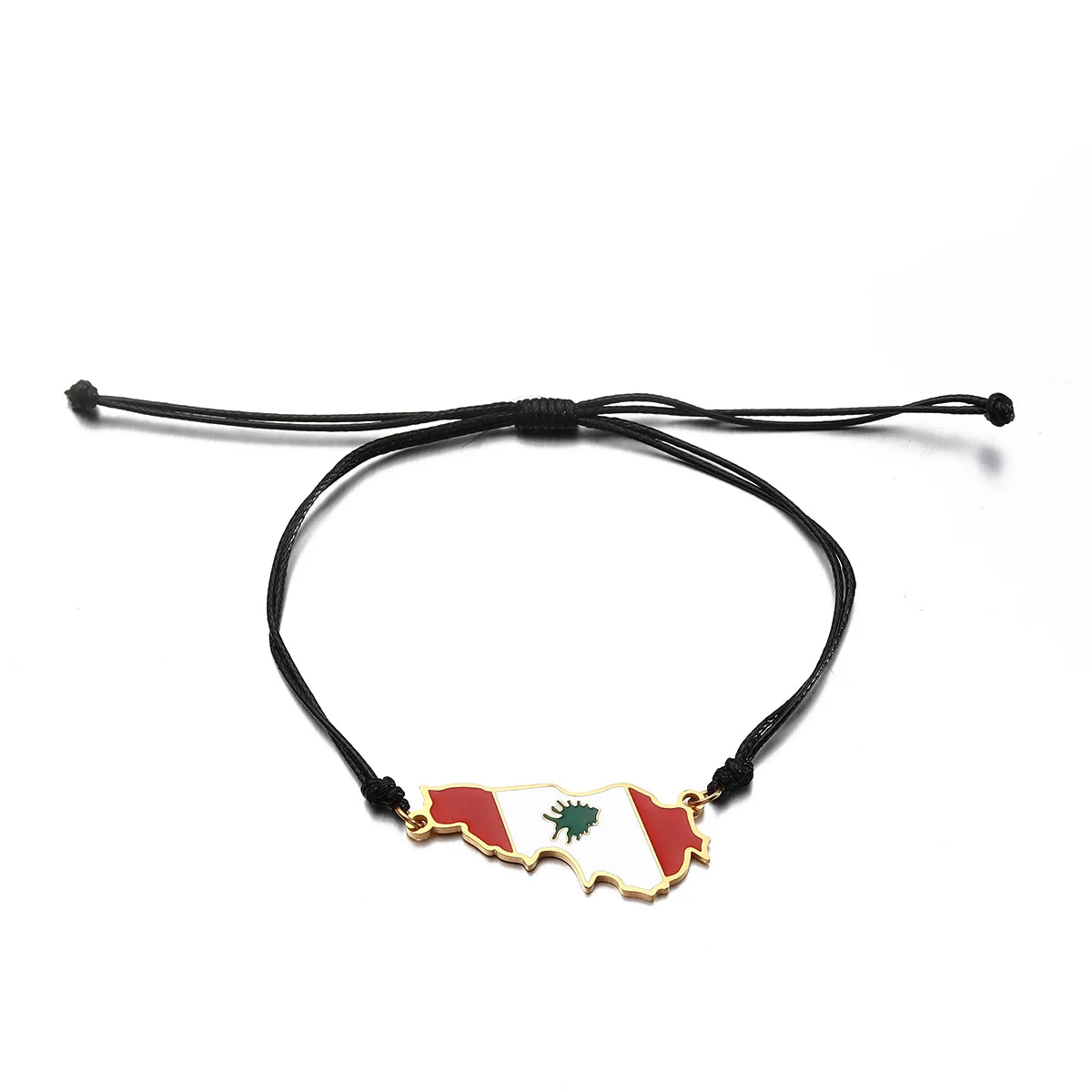 Lebanon Flag Bracelet