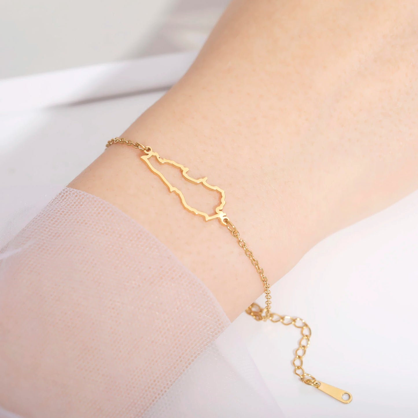 Map of Lebanon Bracelet