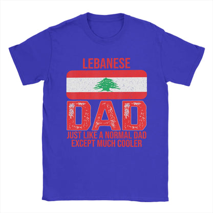 Lebanese Dad Lebanon Flag T Shirt