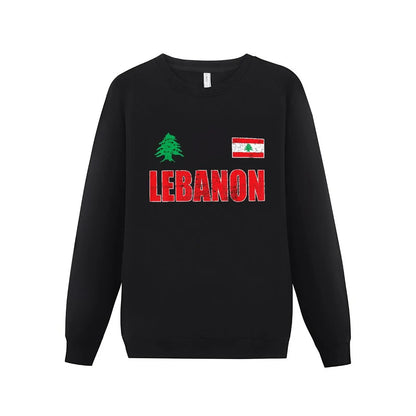 Hoodies Lebanon Flag Lebanese Country Map Hoodie Pullover Sweatshirts