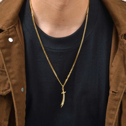 Zulfiqar Sword Pendant Necklace