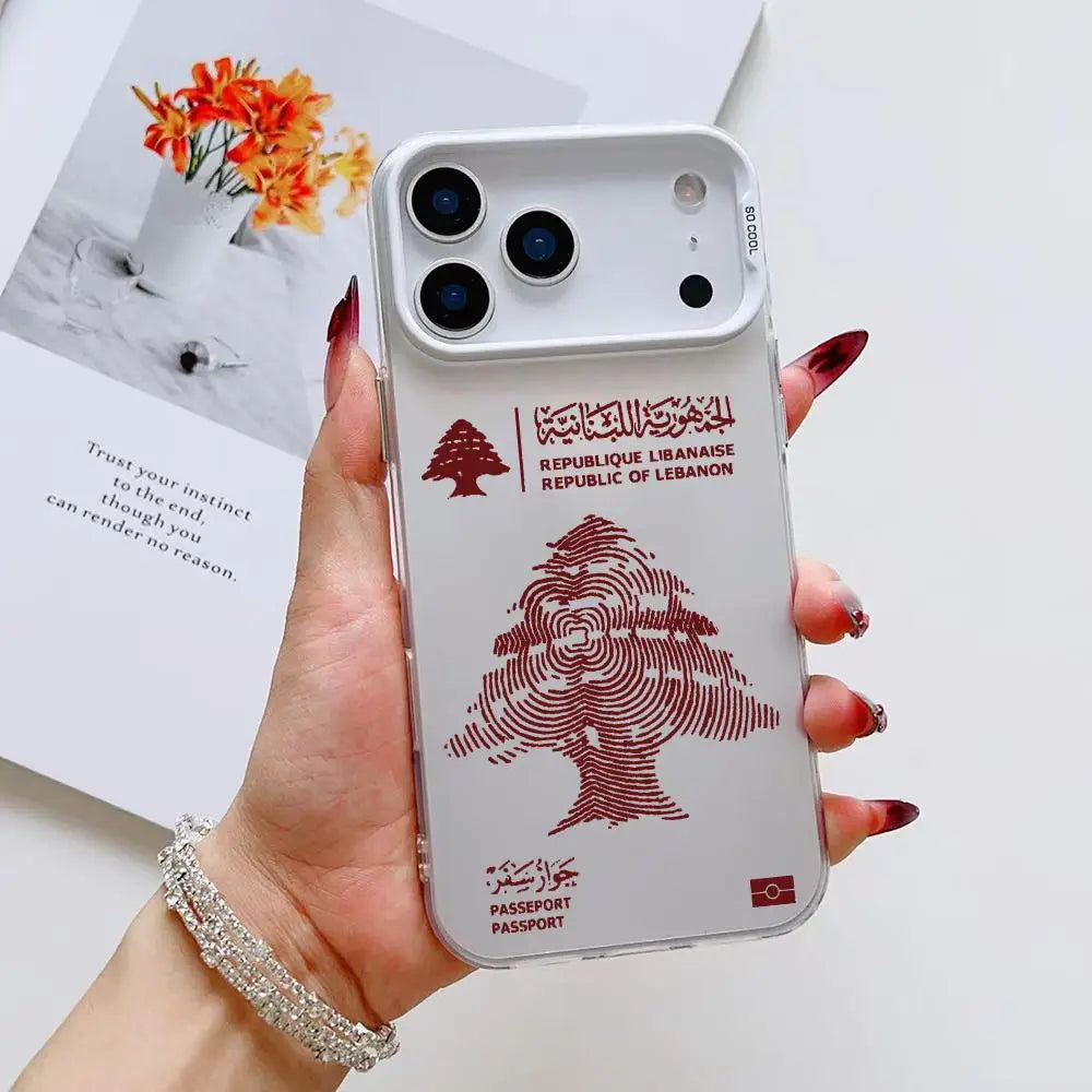 Lebanon Passport Shockproof Phone Case