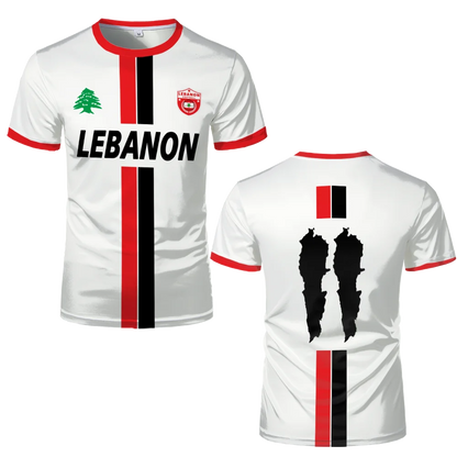 Lebanon Football Jersey T Shirts 3D Printed