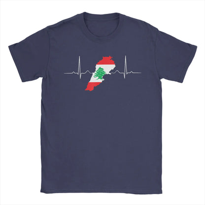 Lebanon Heartbeat Lebanon Map T Shirt