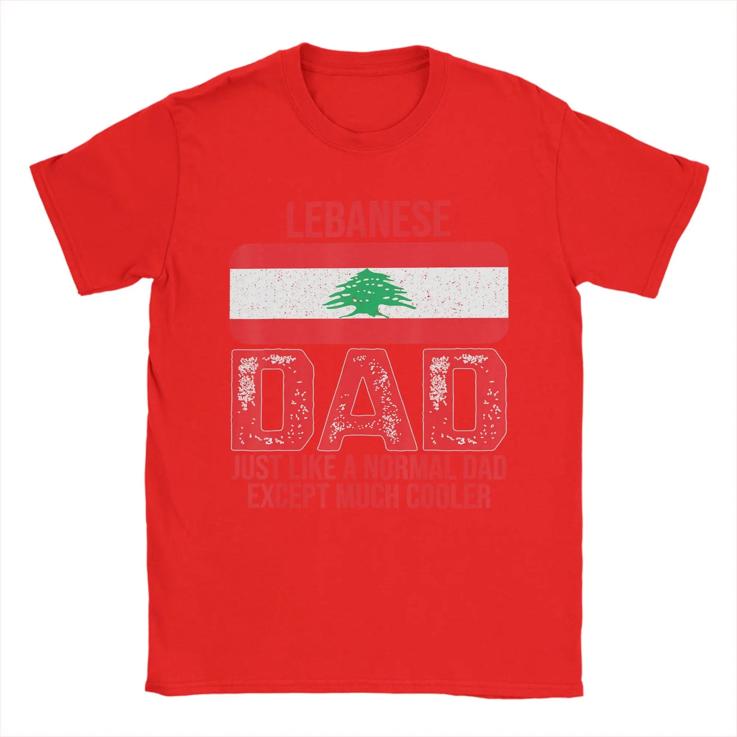 Lebanese Dad Lebanon Flag T Shirt