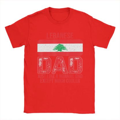 Lebanese Dad Lebanon Flag T Shirt