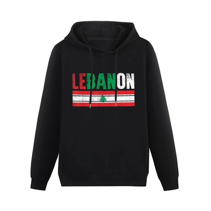 Lebanon Flag Hoodie Pullover