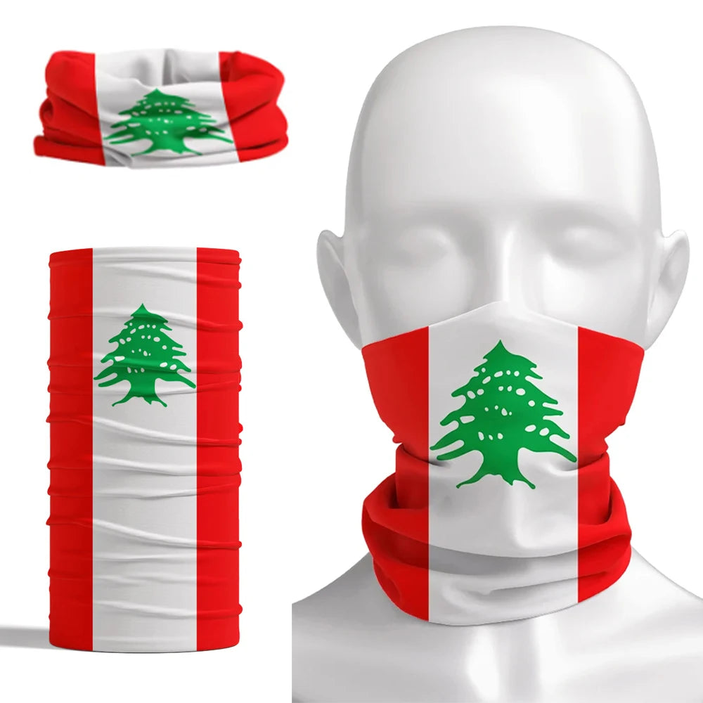 Lebanon Flag Bandana