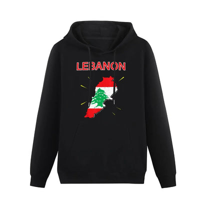 Lebanon Flag Hoodie Pullover