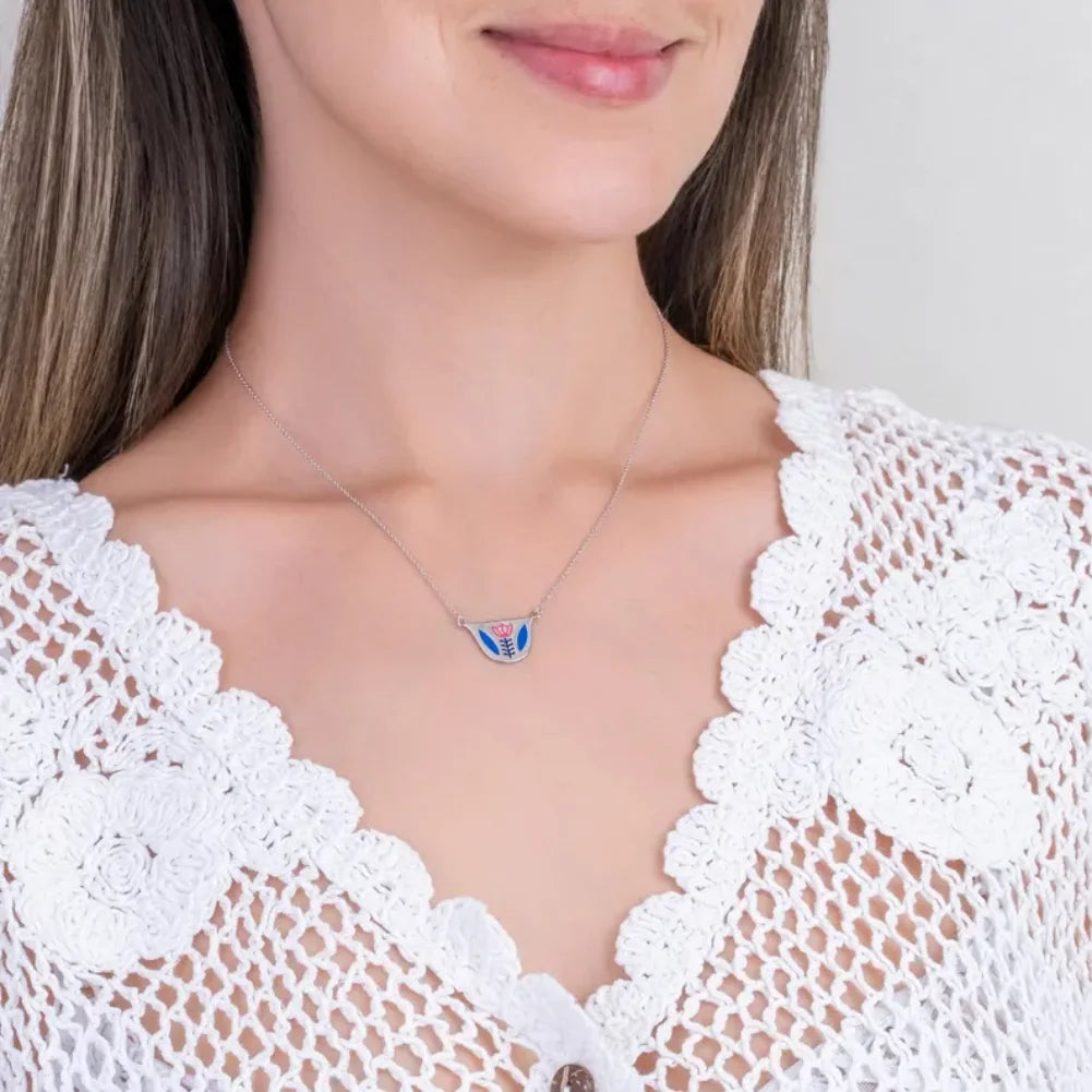 Coffee Cup Necklace Arabic Coffee Cup