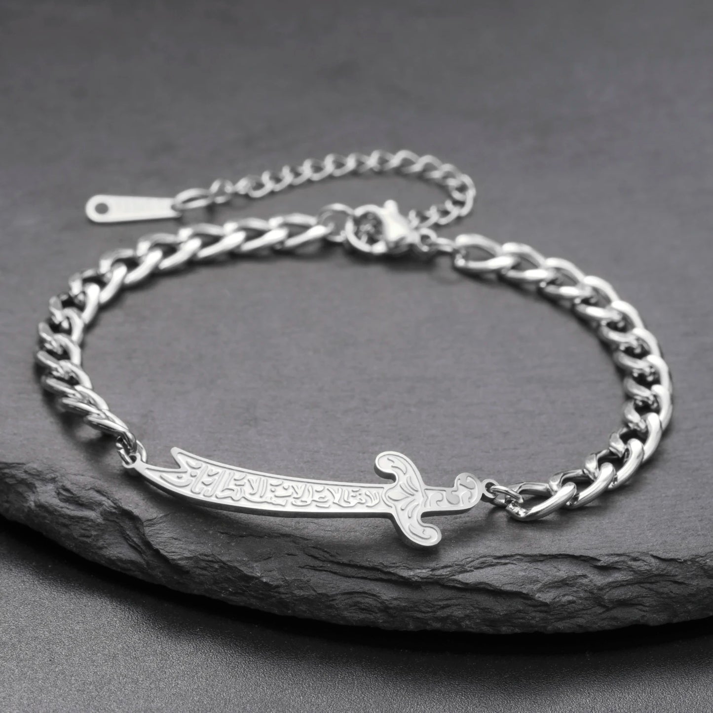 Stainless Steel Imam Ali Zulfiqar Sword Bracelet