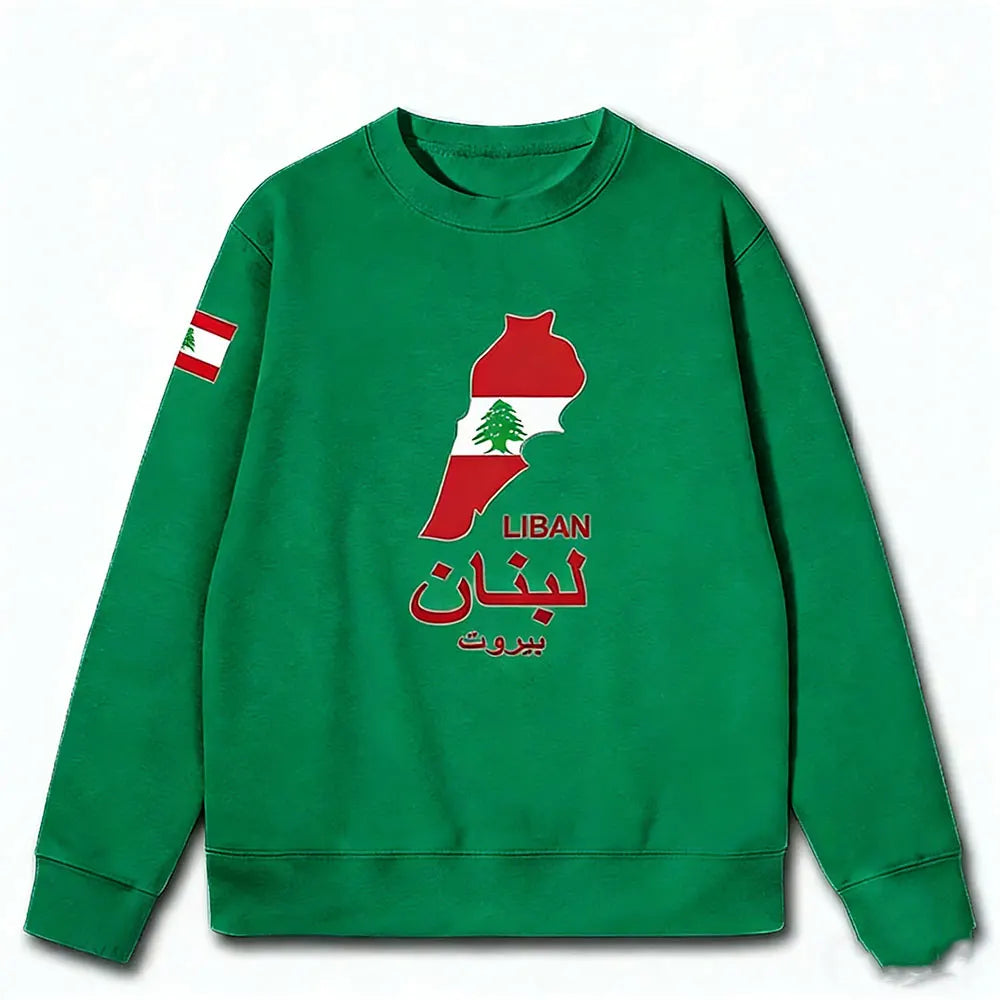 Lebanon National Map Hoodies