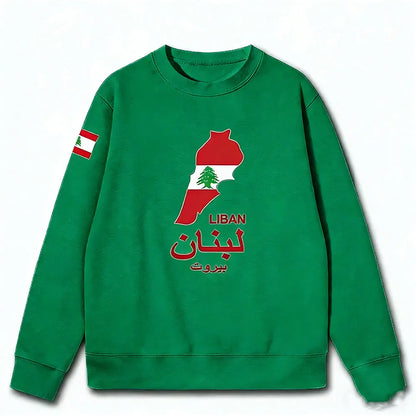 Lebanon National Map Hoodies