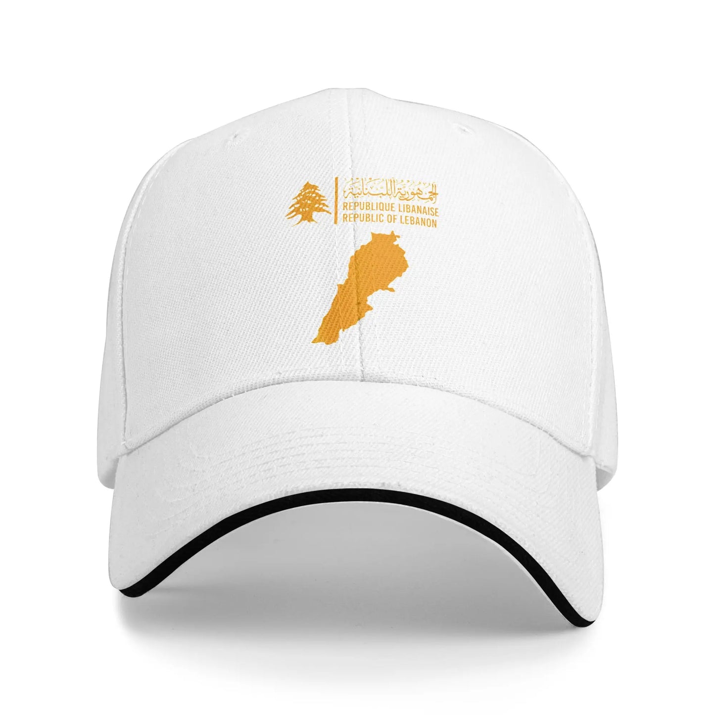 Lebanon Flag Map Cedar Tree Baseball Cap