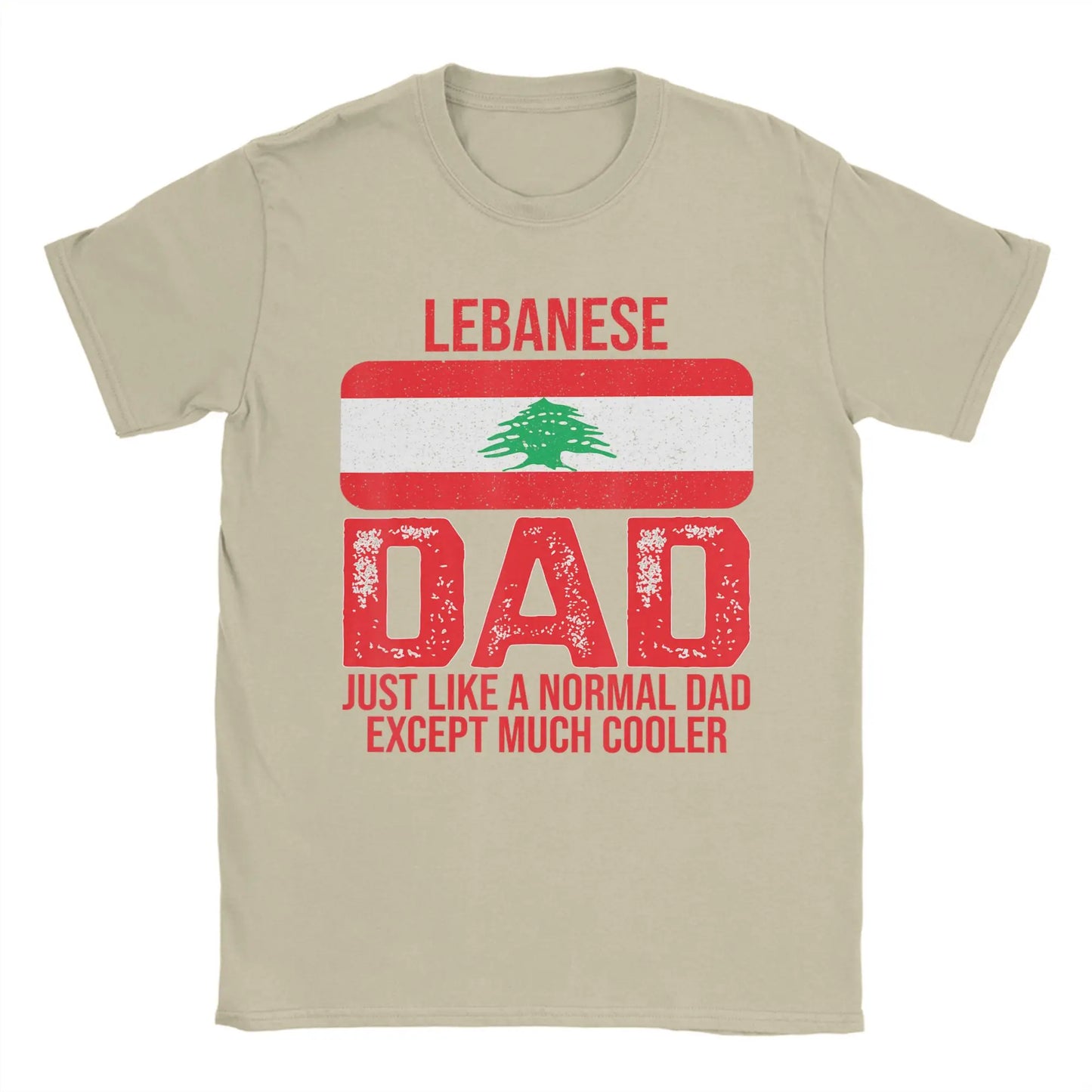 Lebanese Dad Lebanon Flag T Shirt