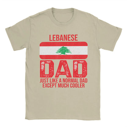 Lebanese Dad Lebanon Flag T Shirt