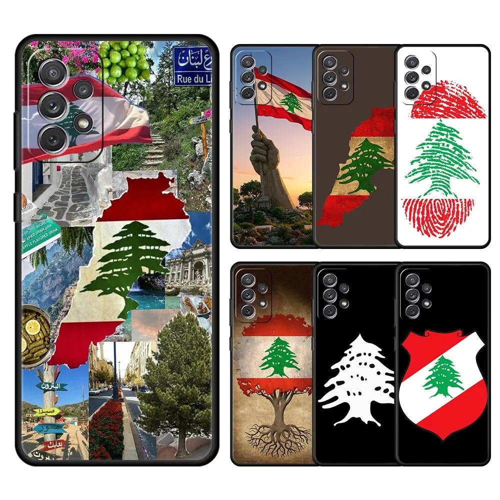 Beirut Lebanon Flag Phone Case For Samsung Galaxy A15 A13 A51 A71 A41 A31 A21S A03S A05 A35 A32 A55 A23 A25 A33 A53 A73 5G Cover
