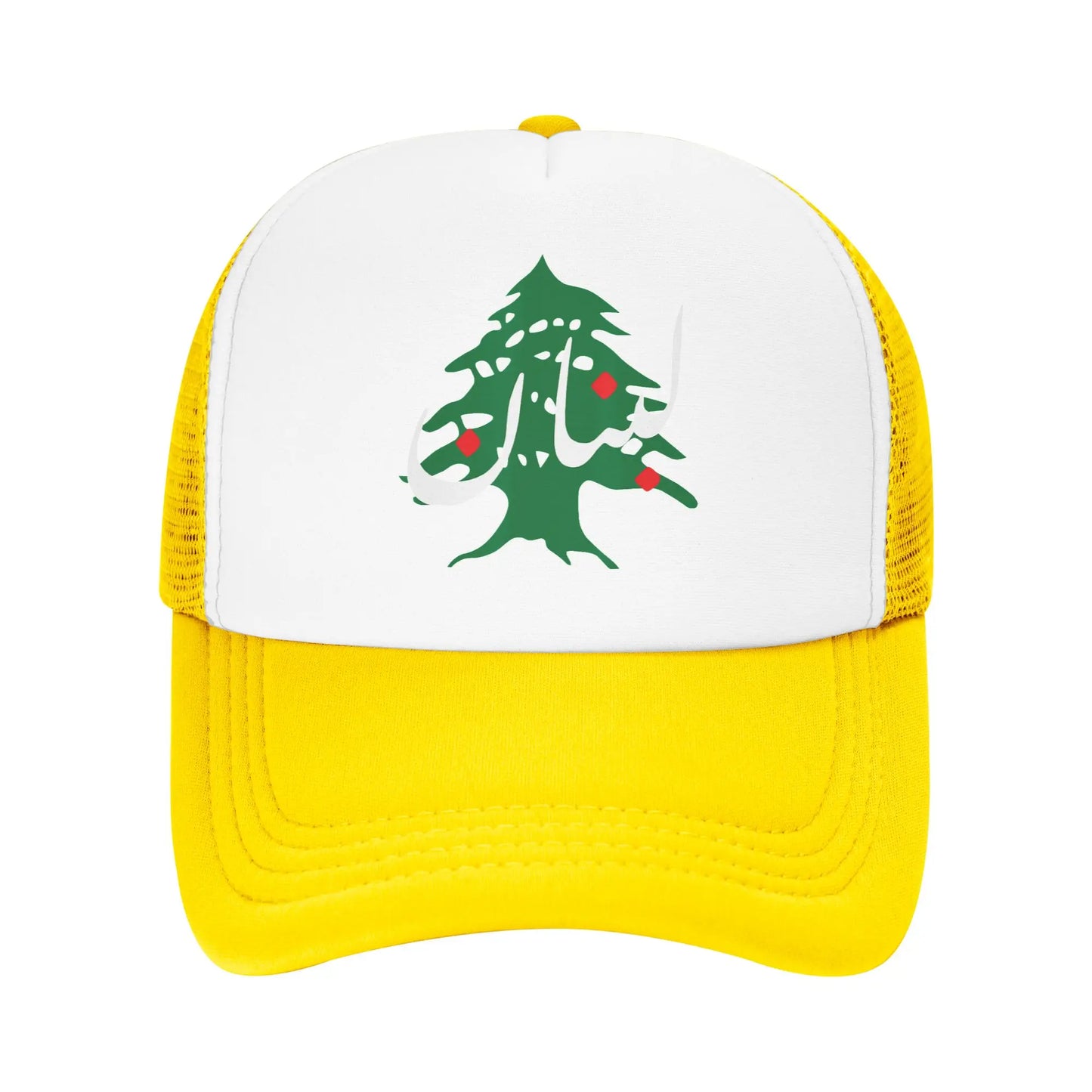 Lebanon Flag Map Beirut Cedar Tree Baseball Cap